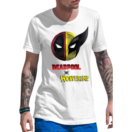 Printabulous® Superhero Duo Power Pure Cotton T-Shirt Unisex Latest Print D1