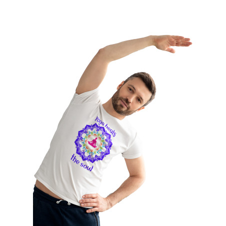 Zen Harmony Tee -Yoga Heals The Soul Unisex Shirt For Kids & Adults | D2
