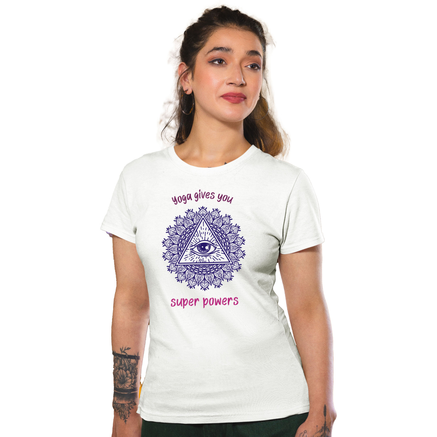 Zen Harmony Tee -Yoga Gives You Super-Powers Unisex Shirt For Kids & Adults | D2