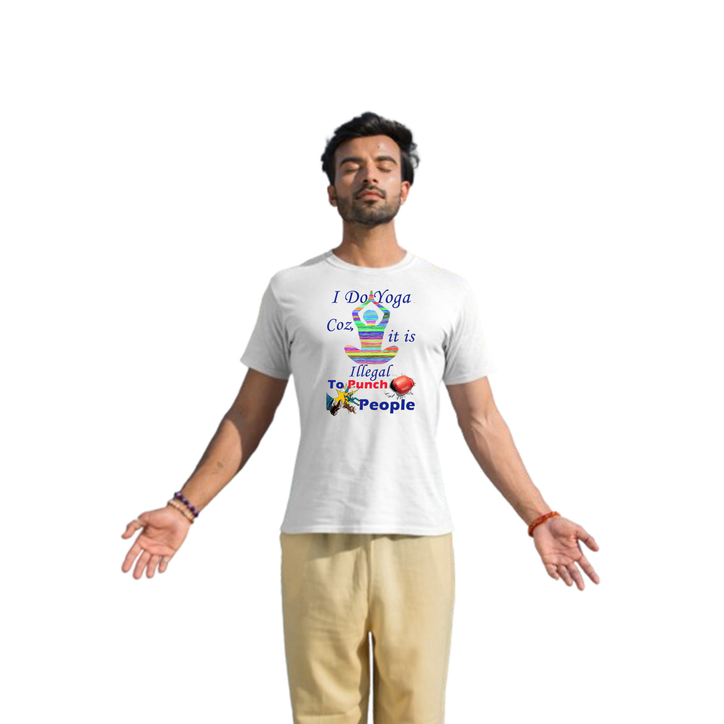 Zen Harmony Tee - Yoga coz it is Illegal to Kill Shirt For Kids & Adults | D1