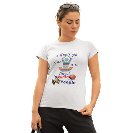 Zen Harmony Tee - Yoga coz it is Illegal to Kill Shirt For Kids & Adults | D1
