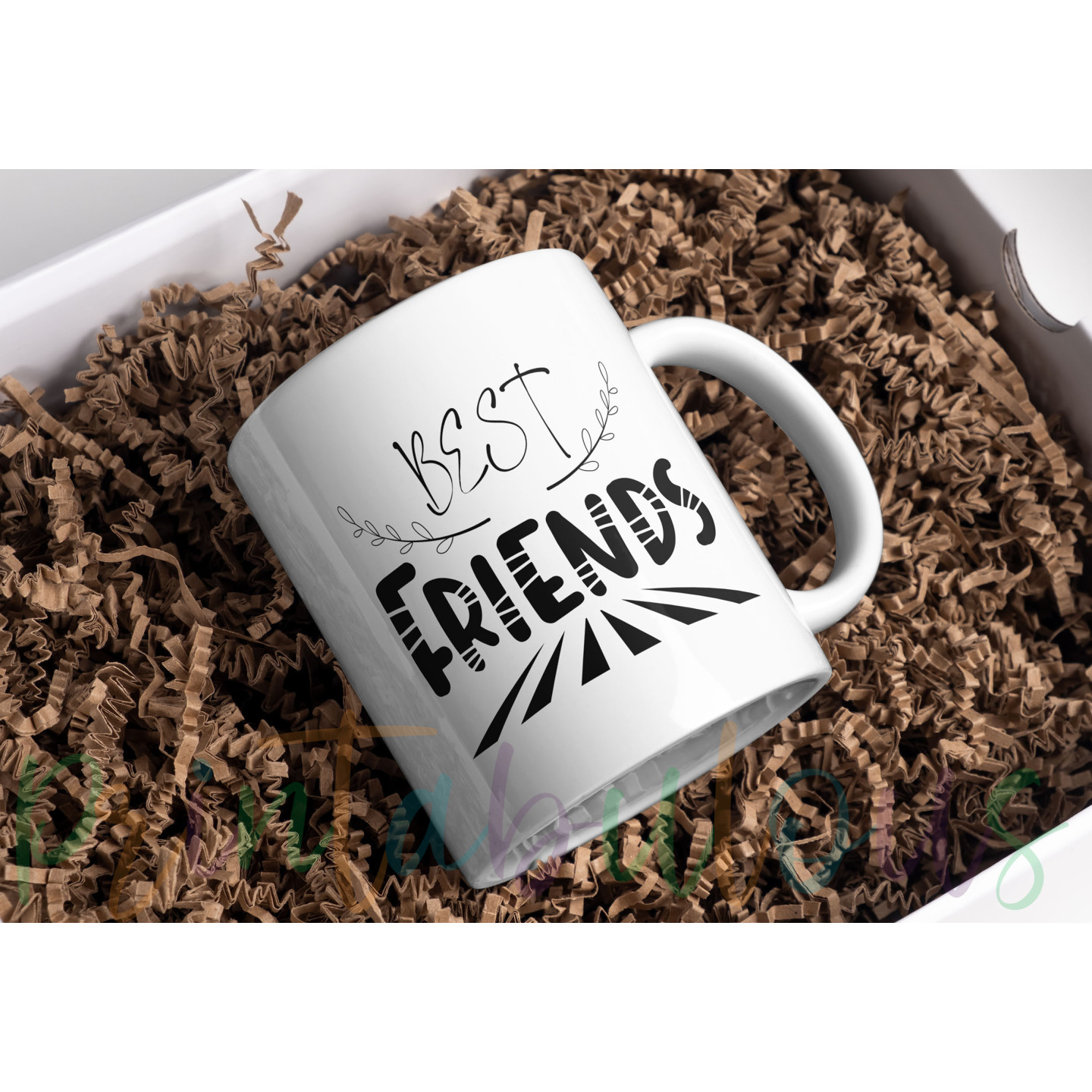 Friends Forever Mugs - Large Printed Cup for Friendship Day | D13