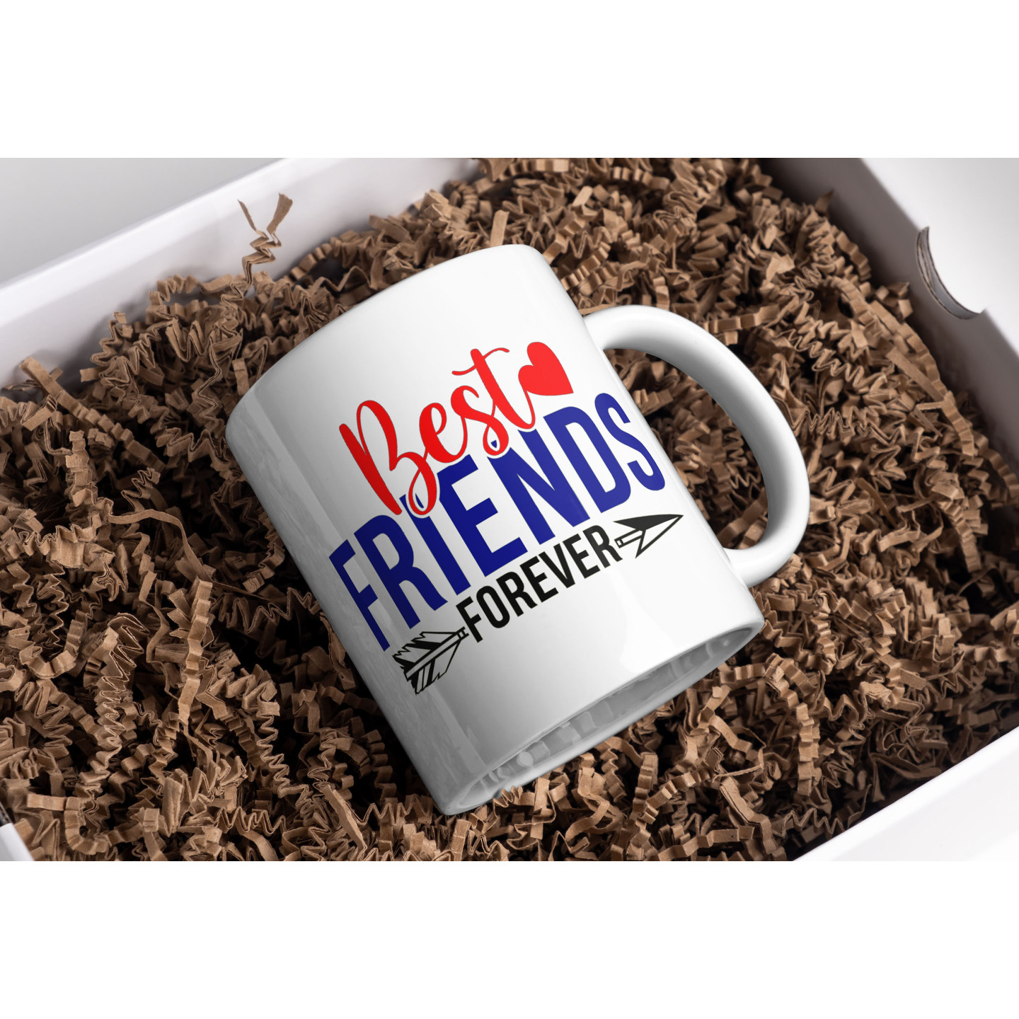 Friends Forever Mugs - Large Printed Cup for Friendship Day | D23