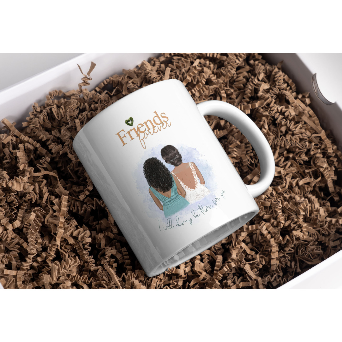Friends Forever Mugs - Large Printed Cup for Friendship Day | D24