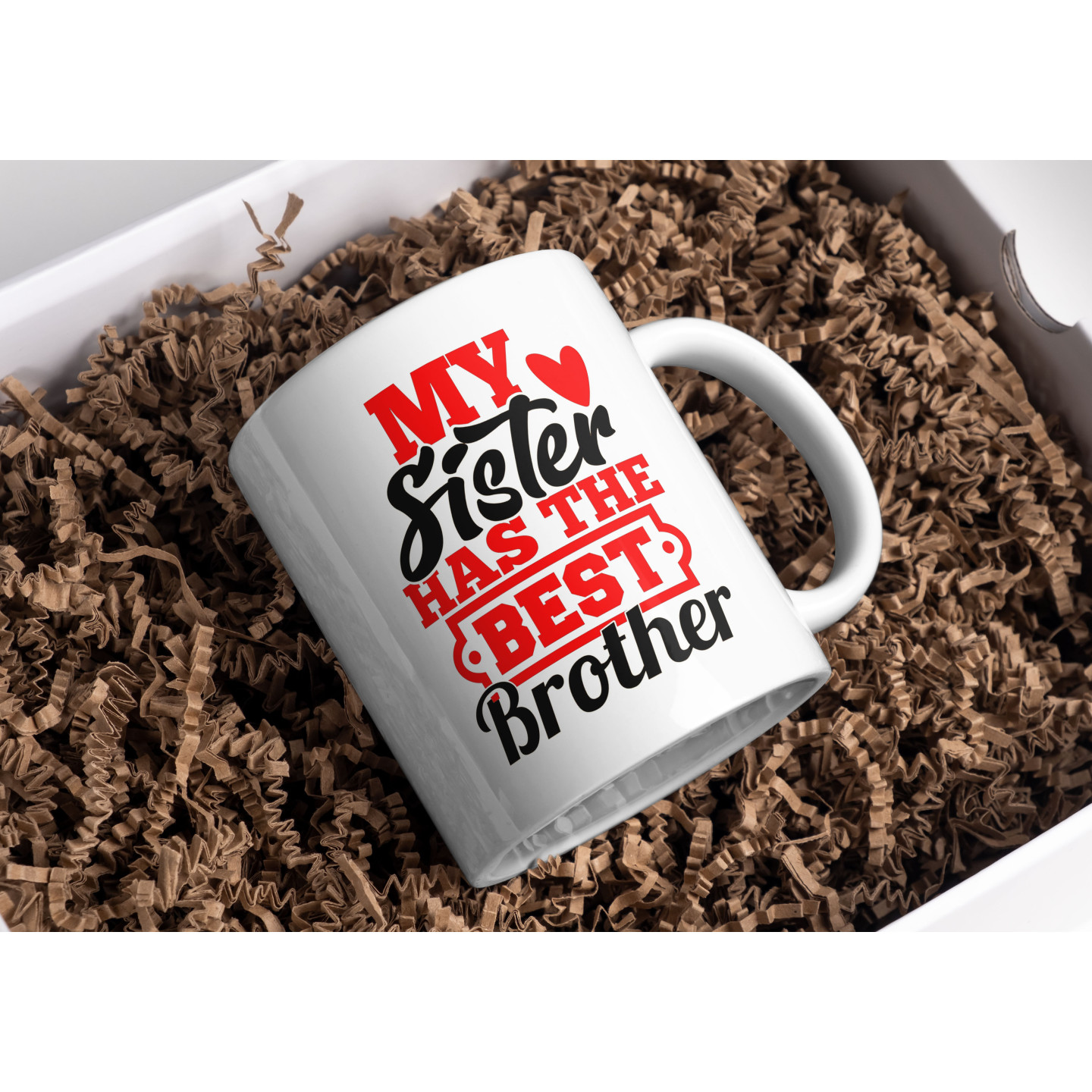 Rakshabandhan Quotes Ceramic Mug Sip Love and Bond D15