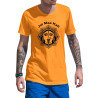 Durga Maa Celebration Dry-Fit T-Shirt Orange Design 7