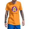 Durga Maa Celebration Dry-Fit T-Shirt Orange Design 10