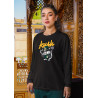Graphic & Quote Custom Print Cotton Fleece Sweatshirt - Full Sleeves Khush D-20