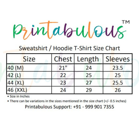 Graphic & Quote Custom Print Cotton Fleece Sweatshirt - Full Sleeves Red Break Rules  D-8