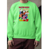 Anime Lovers Custom Print Cotton Fleece Sweatshirt Light Green- Full Sleeves DragBallz D-8