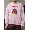 Anime Lovers Custom Print Cotton Fleece Sweatshirt Pink - Full Sleeves Dragon Ballz Rushi Master D-9