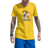Anime Lovers Custom Print Cotton T-shirt - Half Sleeves One Piece D-2