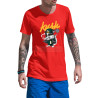 Graphic & Quote Custom Print Cotton T-shirt - Half Sleeves Khush D-23