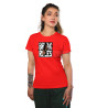 Graphic & Quote Custom Print Cotton T-shirt - Half Sleeves Break Rules D-24
