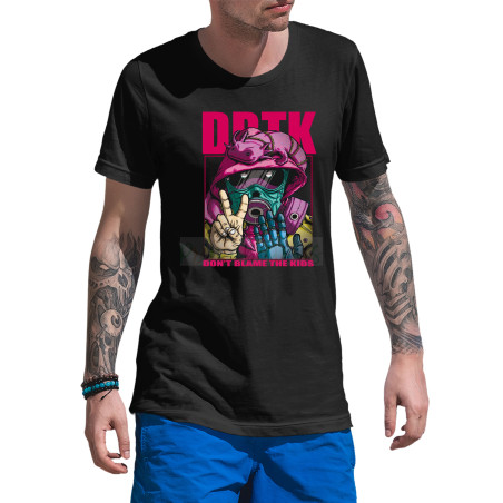 Graphic & Quote Custom Print Cotton T-shirt - Half Sleeves DBTK D-25