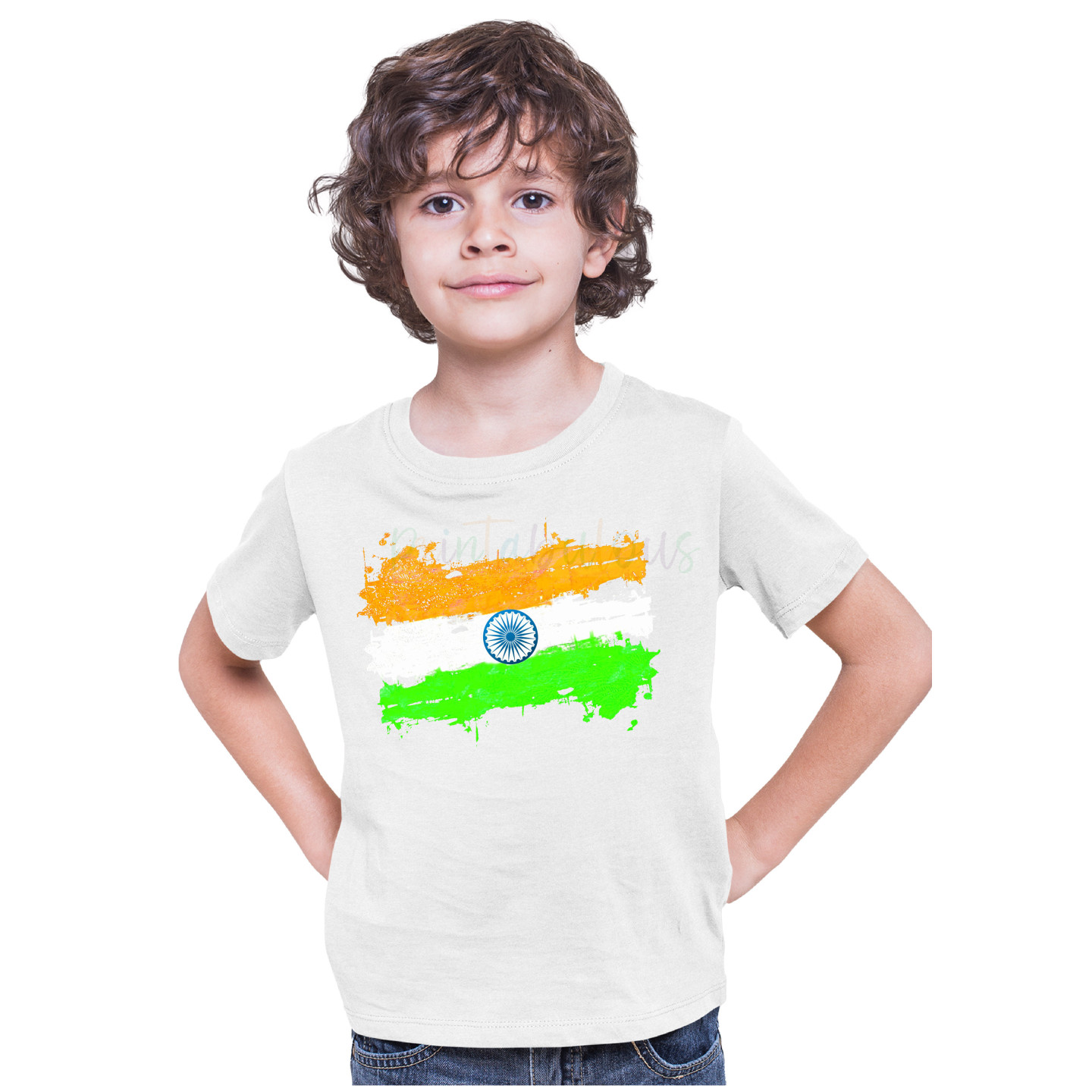 I Love India | 15th August | 26 Jan Quick Dry Unisex T-Shirts | Kids 23