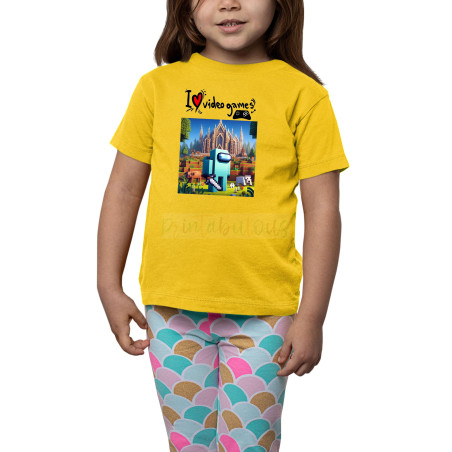 Kids Gaming Power-Up Printed Among Us Unisex T-Shirts D2