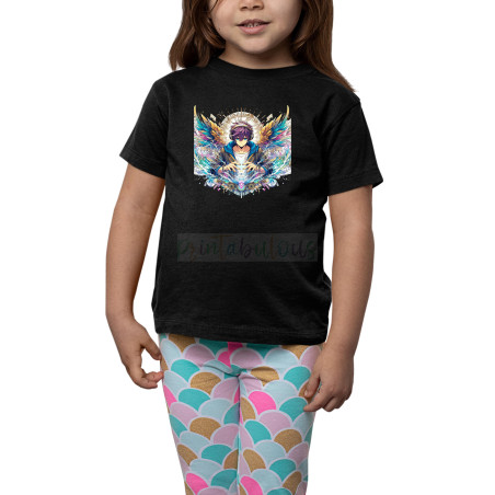 Printabulous® Kids Anime Unisex T-Shirt, Half Sleeve Pure Cotton Printed D-1