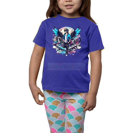 Printabulous® Kids Anime Unisex T-Shirt, Half Sleeve Pure Cotton Printed D-8