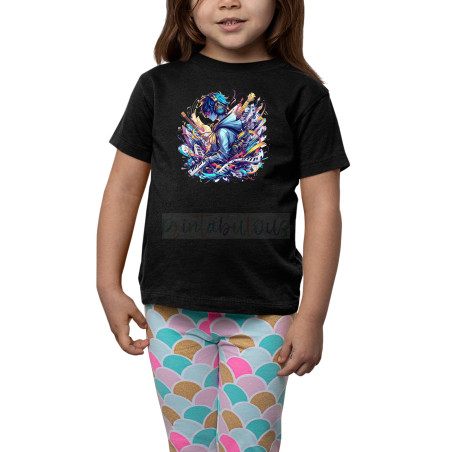 Printabulous® Kids Anime Unisex T-Shirt, Half Sleeve Pure Cotton Printed D-13