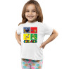 Printabulous® Kids Gaming Power-Up Super Mario Printed Unisex T-Shirts D5