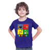 Printabulous® Kids Gaming Power-Up Super Mario Printed Unisex T-Shirts D5