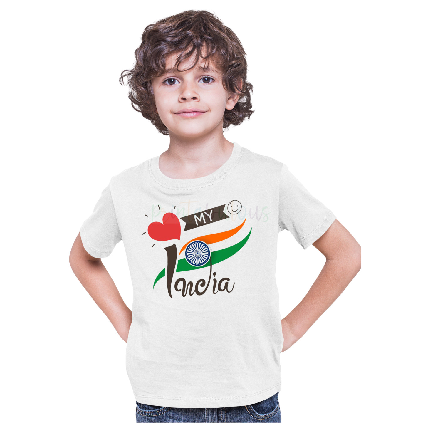 I Love India | 15th August | 26 Jan Quick Dry Unisex T-Shirts | Kids 39