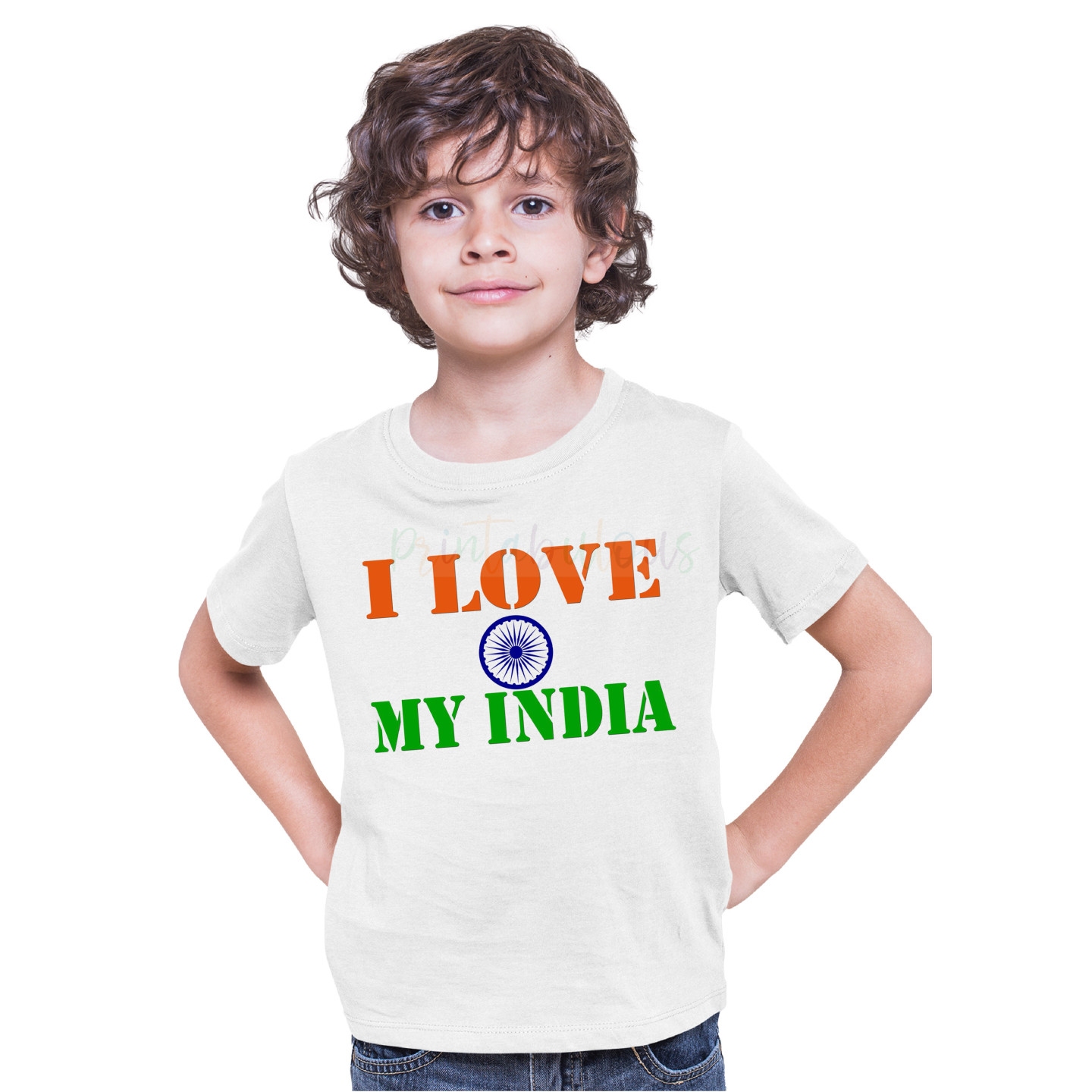 I Love India | 15th August | 26 Jan Quick Dry Unisex T-Shirts | Kids 41