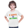 I Love India | 15th August | 26 Jan Quick Dry Unisex T-Shirts | Kids 41
