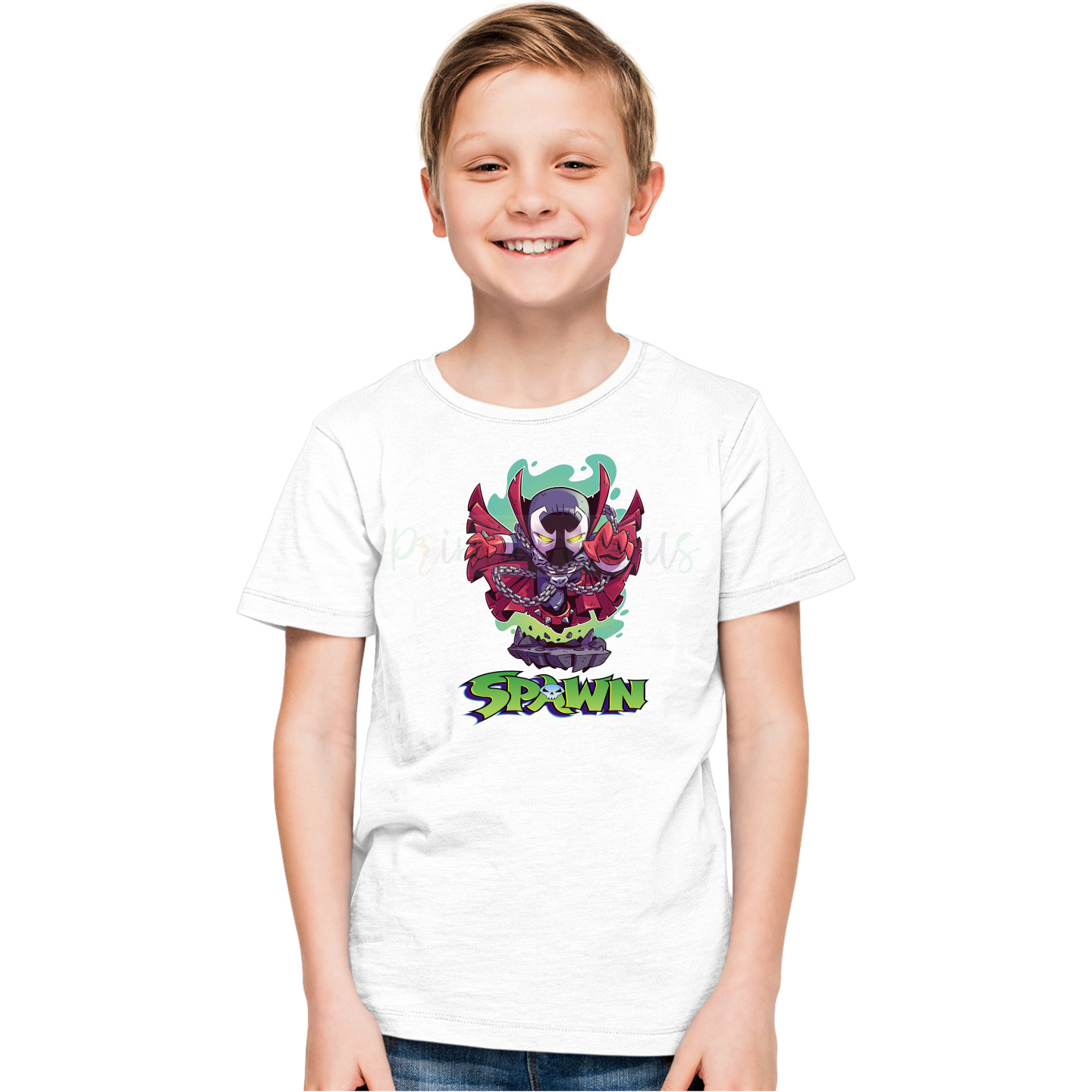 Kids Gaming Power-Up Kids Printed Unisex T-Shirts D29