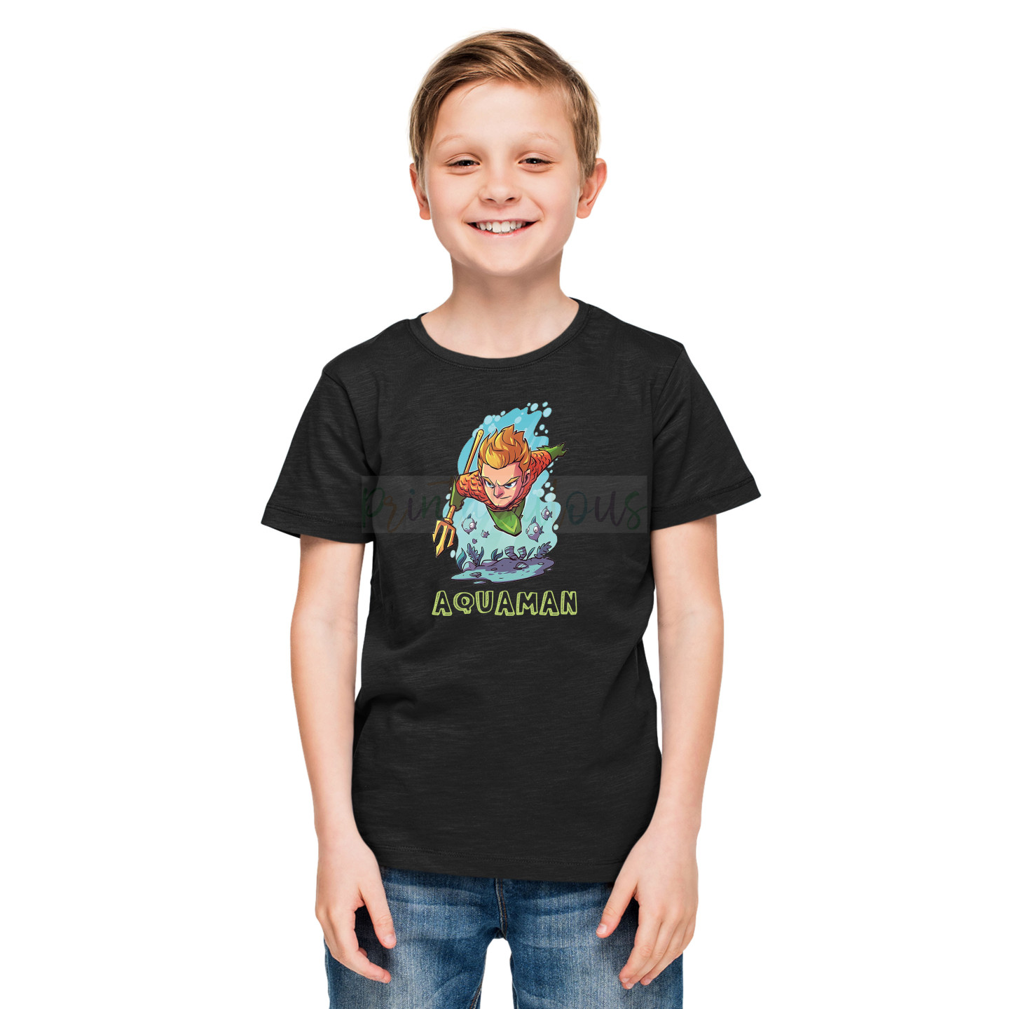 Kids Gaming Power-Up Kids Printed Unisex T-Shirts D32