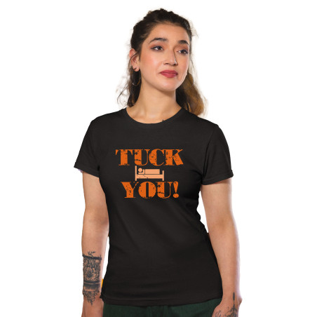 Tuck You Half Sleeves Round Neck T-Shirt for Adults Pure Cotton