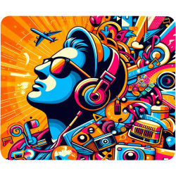 Colorful Printed Mouse Pad,...