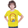 Polyester Hare Krishna Janamashtmi Tshirts for Kids D9