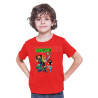 Minecraft Half Sleeves Round Neck T-Shirt for Kids D2