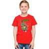Minecraft Half Sleeves Round Neck T-Shirt for Kids D5