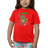 Minecraft Half Sleeves Round Neck T-Shirt for Kids D5
