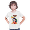 Polyester Hare Krishna Janamashtmi Tshirts for Kids D14