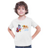 Polyester Hare Krishna Janamashtmi Tshirts for Kids D15