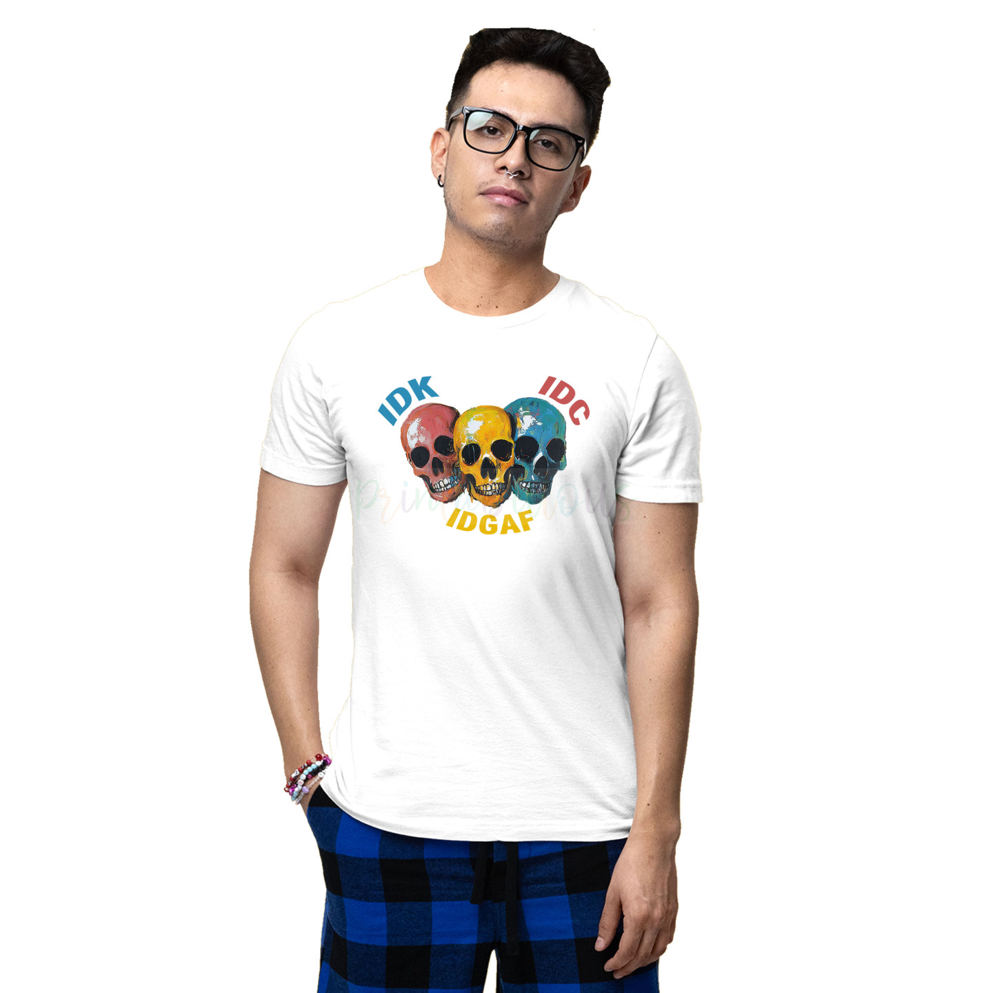 Bio-Washed Pure Cotton Trendy Tees with Latest Prints Half SleevesD2