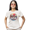 Printabulous Bio-Washed I Love Goa Pure Cotton T-Shirt – Vibrant & Waterproof Print  for Adults D7