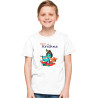 Printabulous Hare Krishna Janmashtami Kids T-Shirt – Pure Cotton, Vibrant Print D1