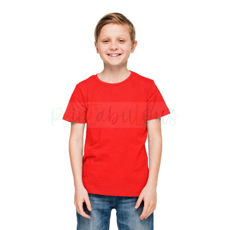 Pure Cotton Classic Round Neck Solid Colour Plain Half-Sleeve T-Shirt for Kids