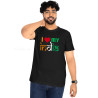 I Love My India T-Shirt Pure Cotton Half Sleeve Round Neck T-Shirts For Adult D2