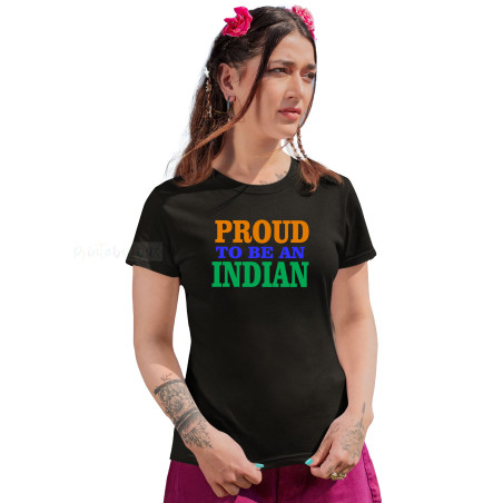 I Love My India T-Shirt Pure Cotton Half Sleeve Round Neck T-Shirts For Adult D6