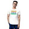 I Love My India T-Shirt Pure Cotton Half Sleeve Round Neck T-Shirts For Adult D6