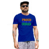 I Love My India T-Shirt Pure Cotton Half Sleeve Round Neck T-Shirts For Adult D6