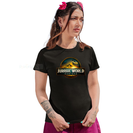 Jurassic Park T-Shirt  Half Sleeve Round Neck T-Shirt D1