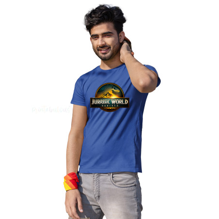 Jurassic Park T-Shirt  Half Sleeve Round Neck T-Shirt D1