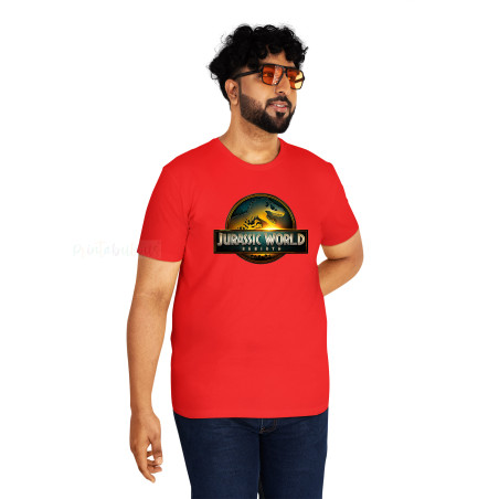 Jurassic Park T-Shirt  Half Sleeve Round Neck T-Shirt D1